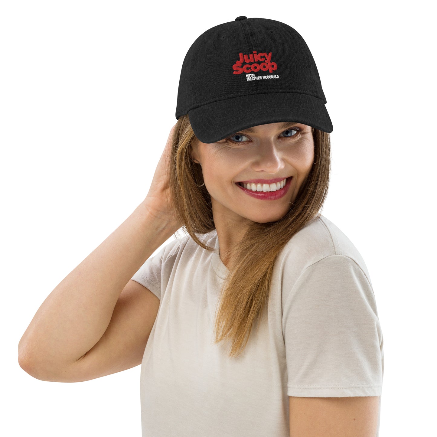 Juicy Scoop with Heather McDonald Denim Hat