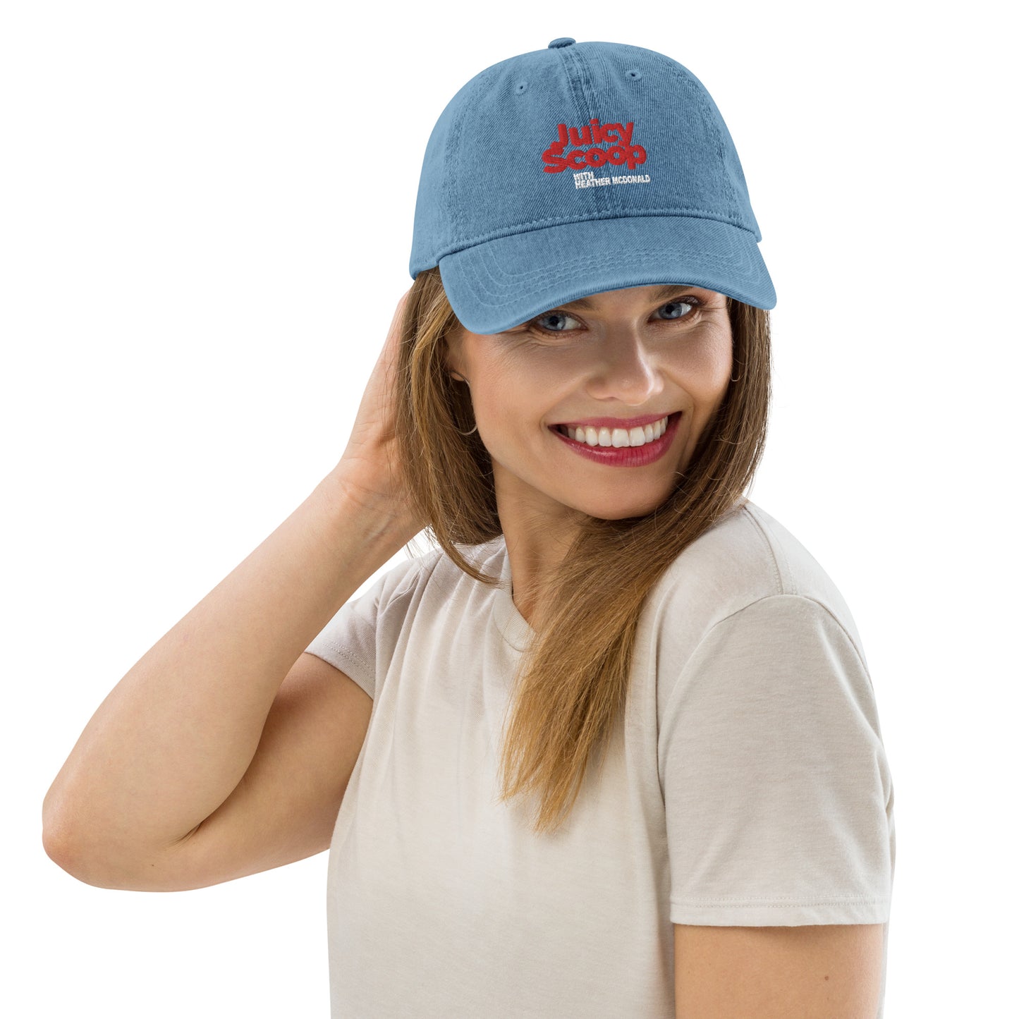 Juicy Scoop with Heather McDonald Denim Hat