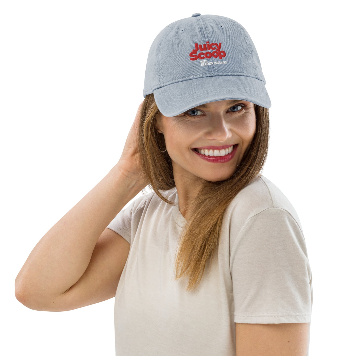Juicy Scoop with Heather McDonald Denim Hat