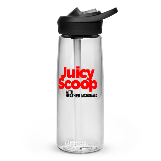 Juicy Scoop with Heather McDonald Sports Water Bottle