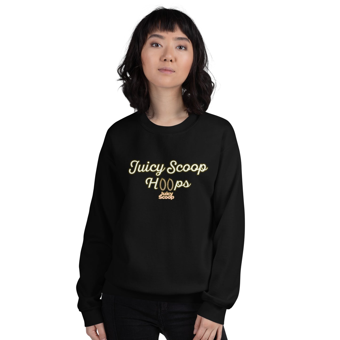 Juicy Scoop Hoops Jewelry Unisex Sweatshirt