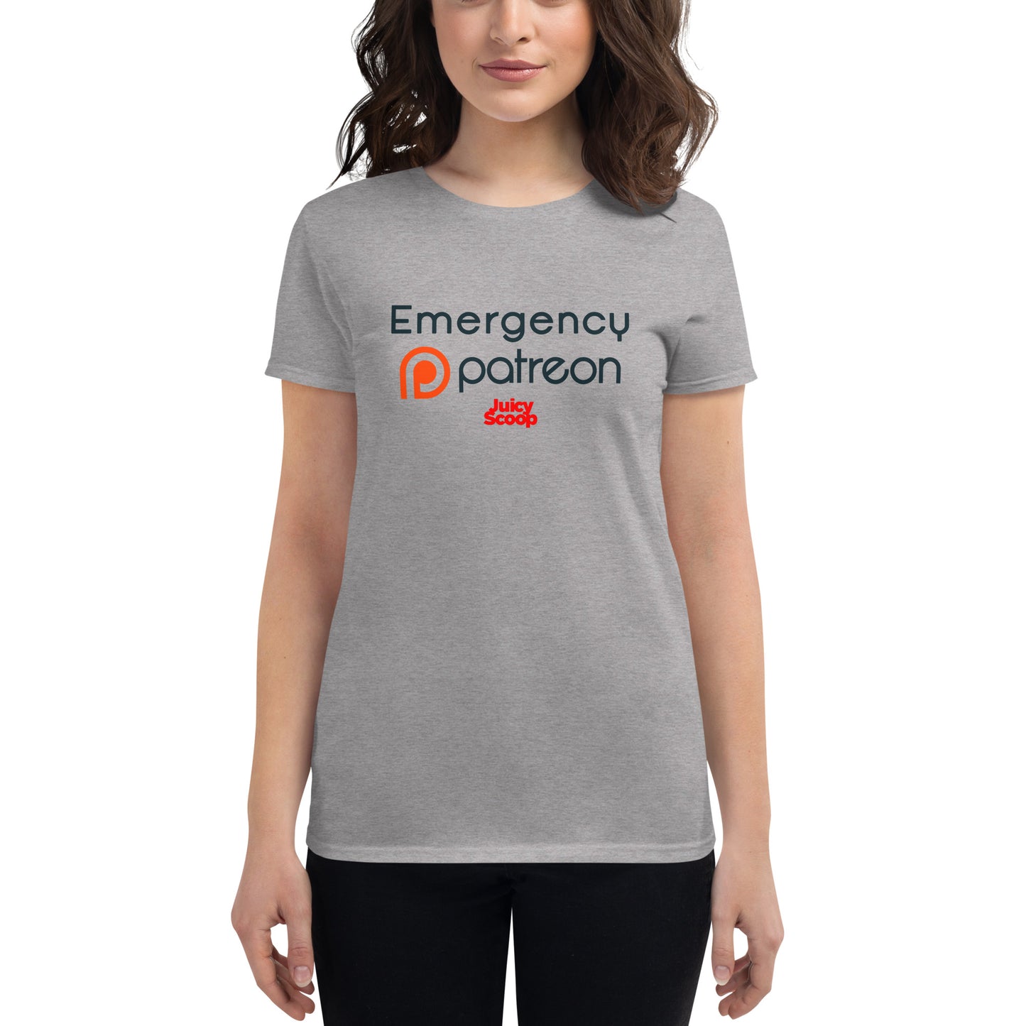 Emergency Patreon Juicy Scoop Women's Short Sleeve T-Shirt