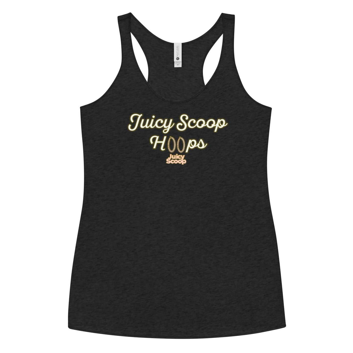 Juicy Scoop Hoops Jewelry Women's Racerback Tank