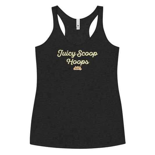 Juicy Scoop Hoops Women's Racerback Tank